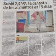 Diario Popular Edición Impresa 17/12/21 Subió 2,04% la canasta de los alimentos en 15 días.