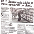 Diario Popular Edición Impresa 20/4/22 En 15 días la canasta básica se incrementó 2,87 por ciento. http://www.hectorpolino.com/wp-content/uploads/2022/04/CamScanner-04-21-2022-14.29.pdf